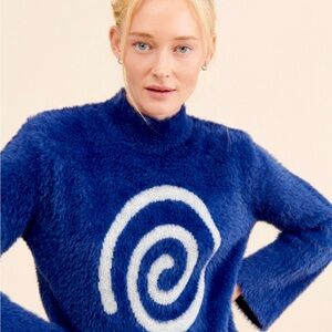 LISA SAYS GAH Ebba Mock Neck Sweater SMALL MEDIUM LARGE